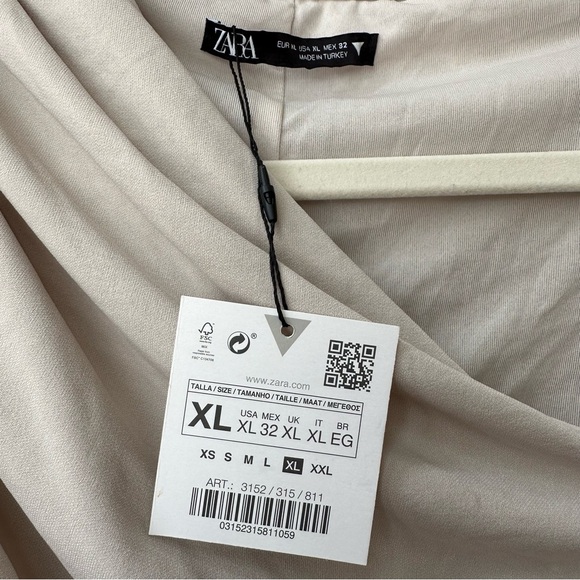 Zara short dress with ruching - Picture 5 of 7